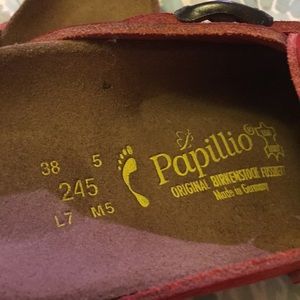 Birkenstock Shoes - Birkenstock Papillio Boston size 7 red suede. Birkenstock Shoes - Birkenstock Papillio Boston size 7 red suede.